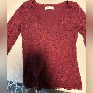 Abercrombie & Fitch Rich Burgundy Fabric